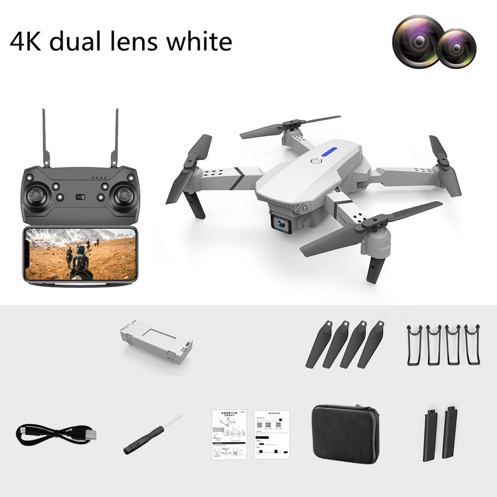 SkyVision Dual-Lens Folding Drone