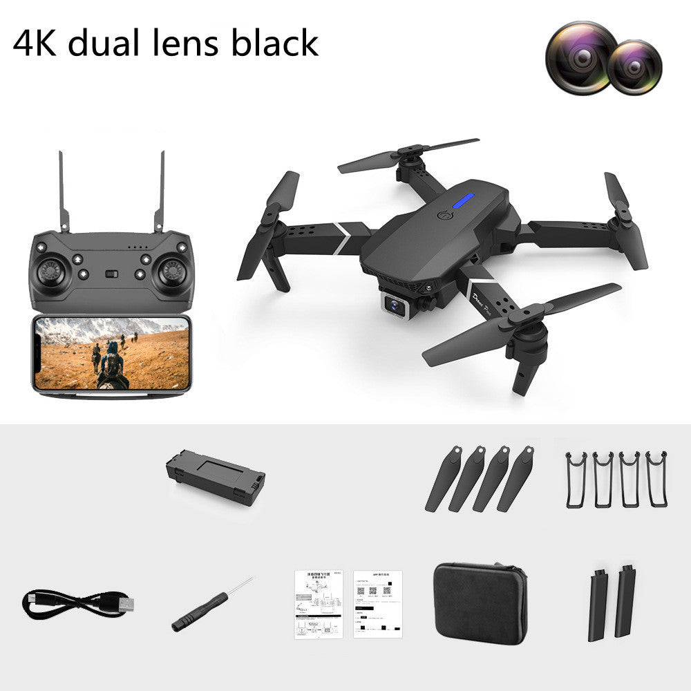 SkyVision Dual-Lens Folding Drone