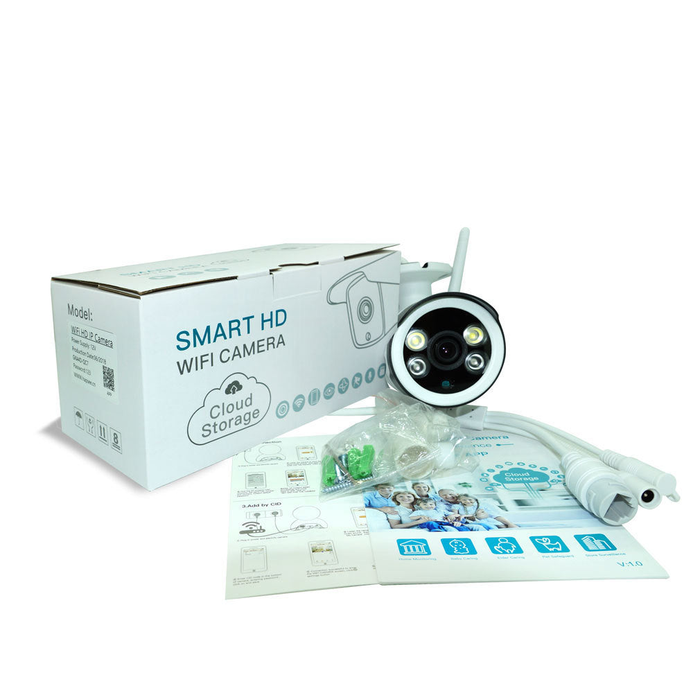 SecureShot™: Wireless Card Gun Outdoor WiFi CCTV Surveillance Camera