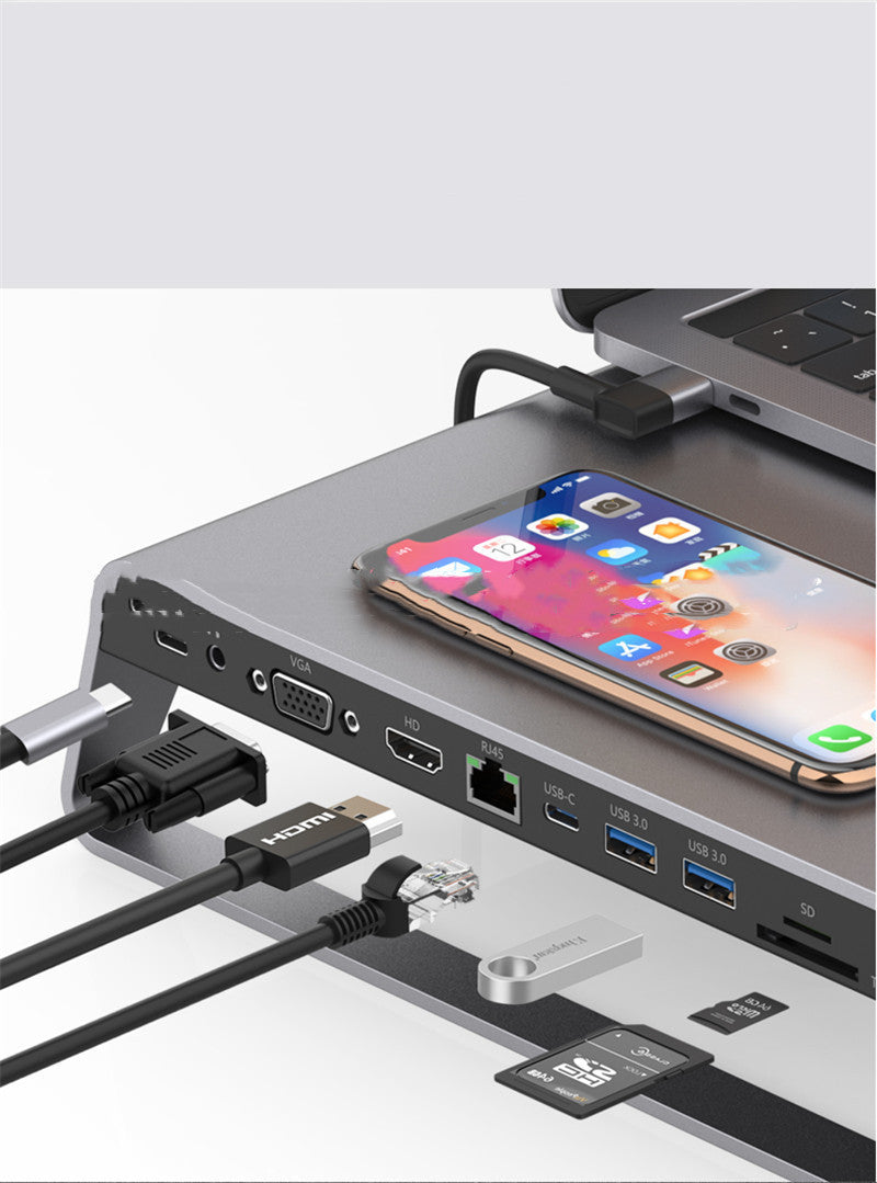 DockMaster™ 11-in-1 Wireless Type-C Docking Station