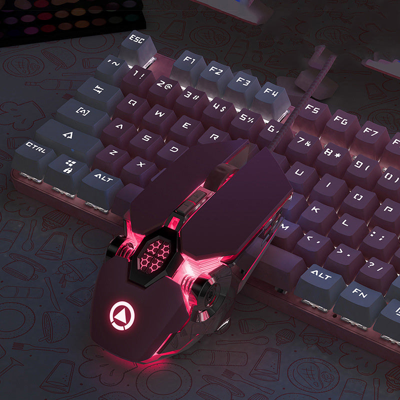 PhantomGlide™ Light-Emitting Gaming Mouse – Precision, Performance, and Power