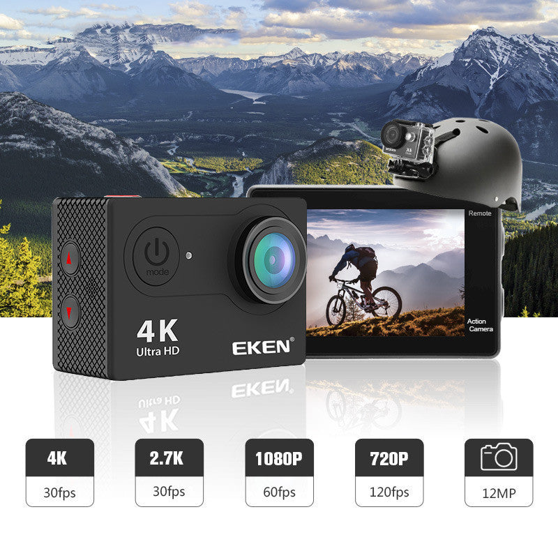 AquaVision™ H9R Sports Camera – Waterproof HD Action Camera with Anti-Shake Stability