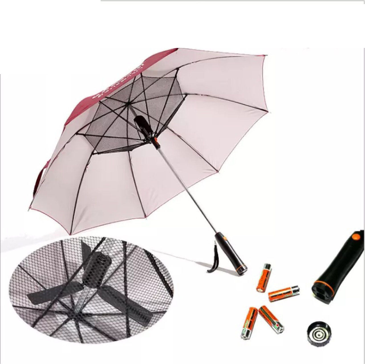 AeroShade Luxe Cooling Umbrella