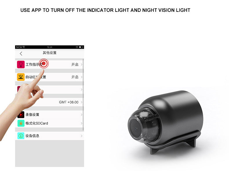 VisionGuard 1080P HD Night Vision WiFi Surveillance Camera - Smart Remote Home Security Monitor