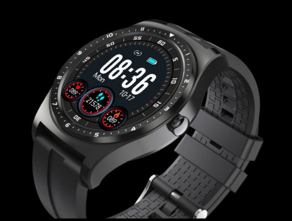 VitaPulse™ Full Circle Touch Smartwatch: Heart Rate, BP & Sleep Monitor