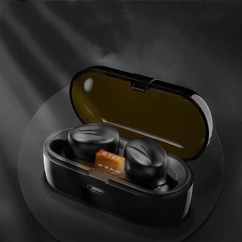 EchoBeats LED Digital Display In-Ear Bluetooth Earphones