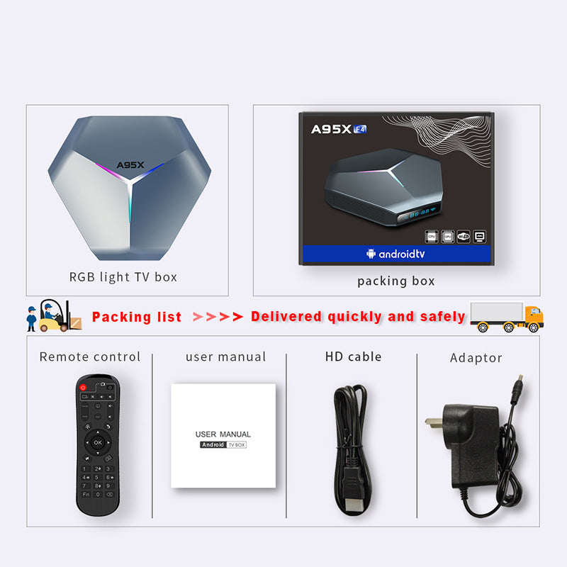 UltraStream 8K Network Player TV Set-Top Box – Dual-Band Wi-Fi, Next-Gen Streaming & Entertainment Hub