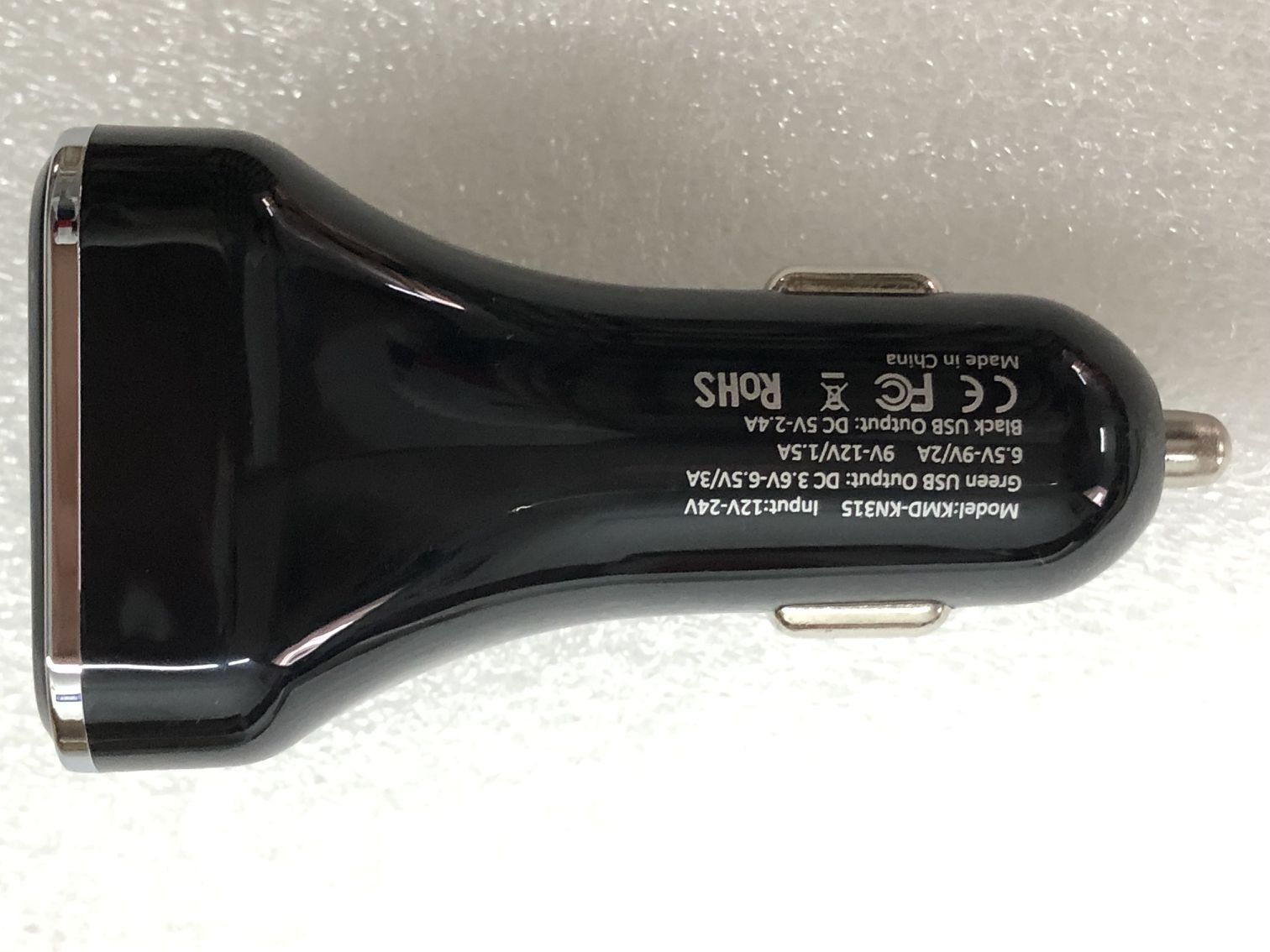 VoltAura™ LuxeCharge — Premium Car Charger with Display