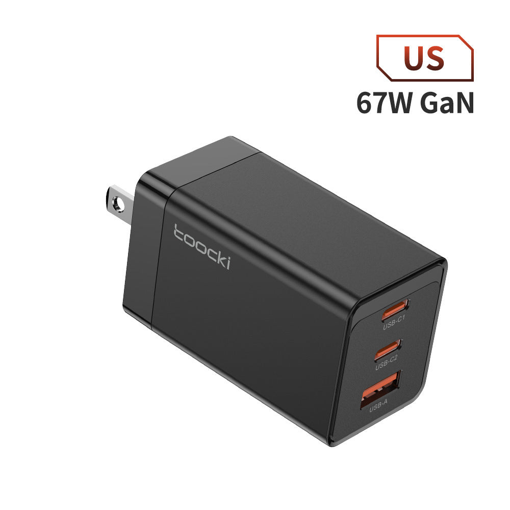 PowerFlux 67W GaN Three-Port Fast Charger