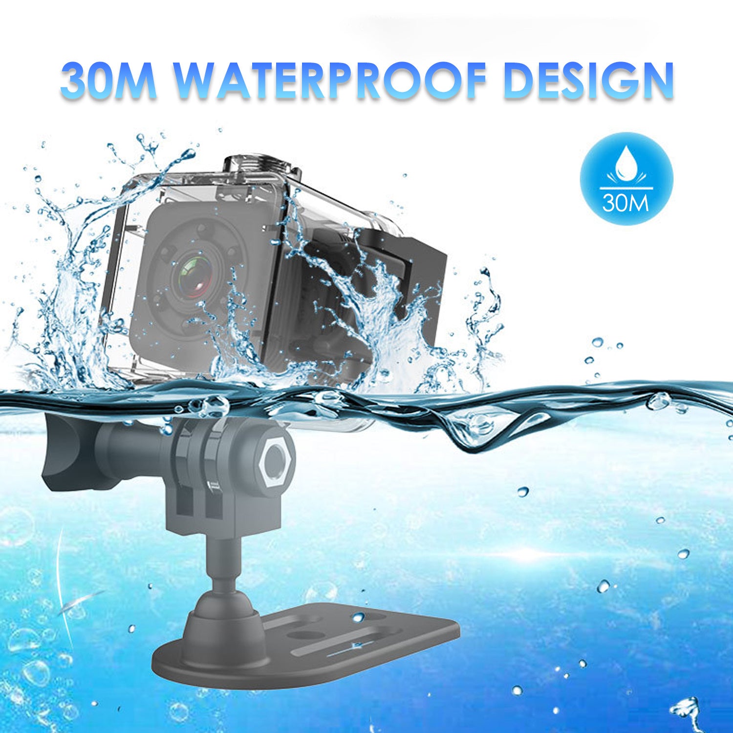 AquaVibe SQ29: Waterproof Sports Camera