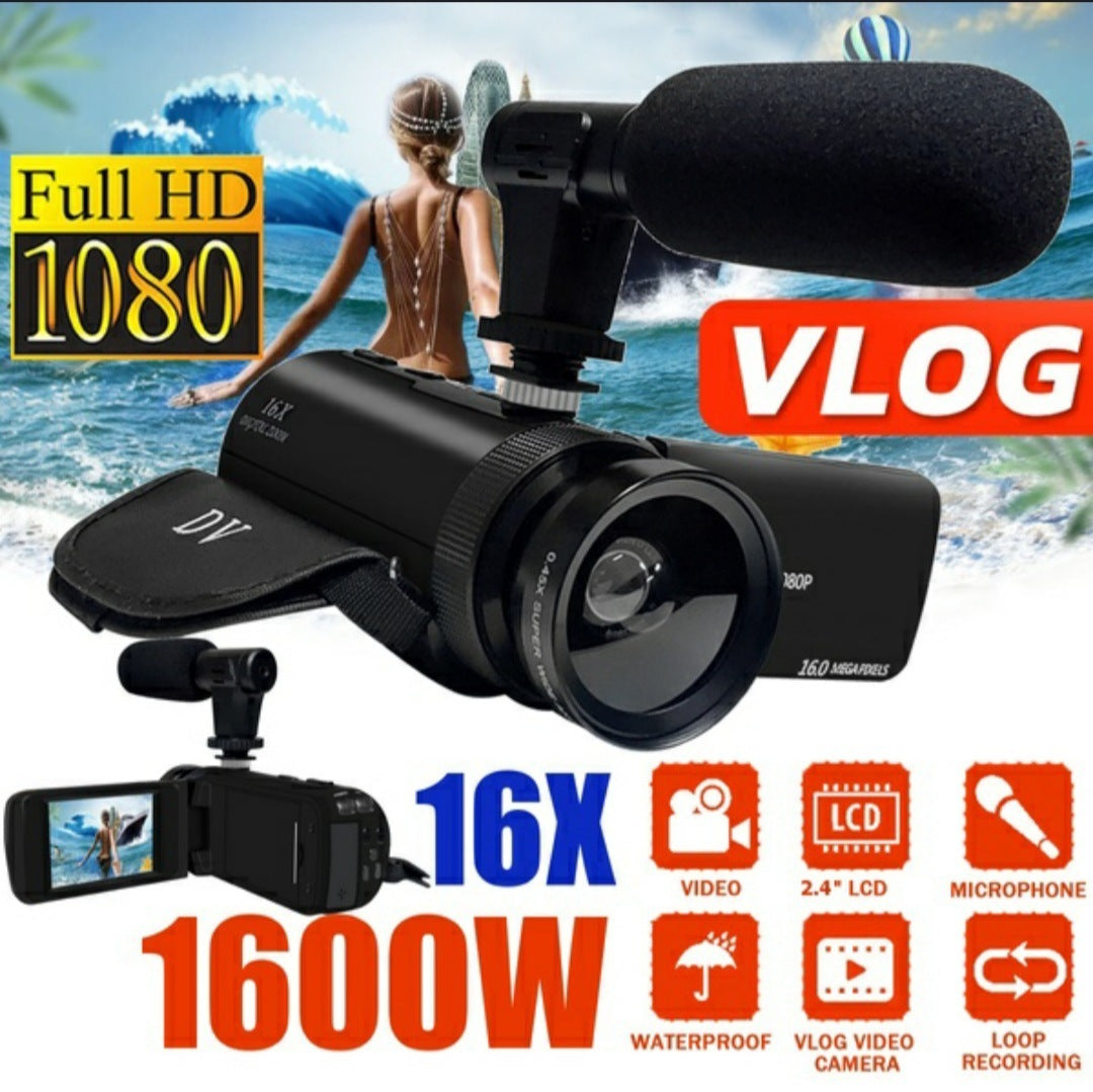PixelPro 16MP HD Digital Camera with Microphone
