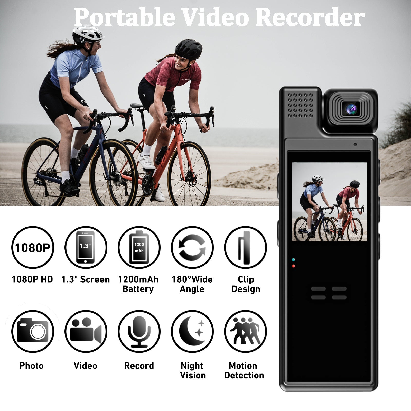 L9 HD Night Vision Conference Recorder & Outdoor Sports Camera