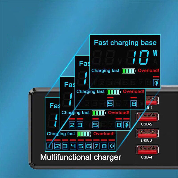The "Virelux LuxeCharge™" Multi-Interface Wireless Charger