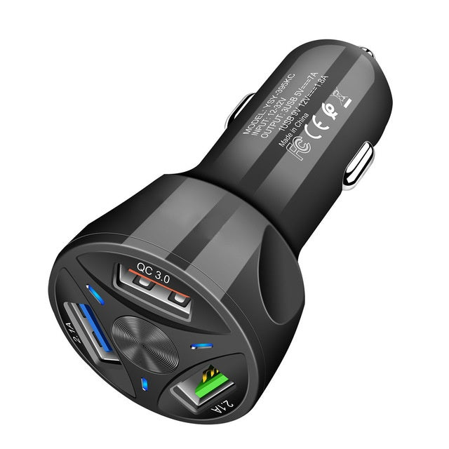 TurboCharge 3X USB Car Charger - Quick Charge 3.0 & Multi-Port Power Hub