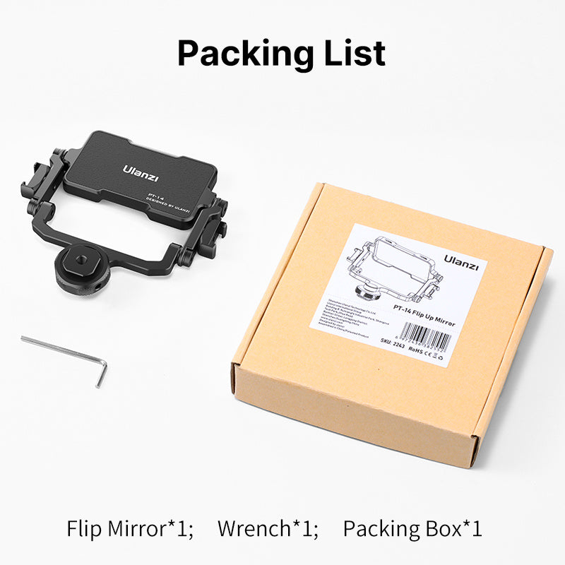 VlogMaster Ulanzi PT-14 SLR Camera Selfie Vlog Accessories