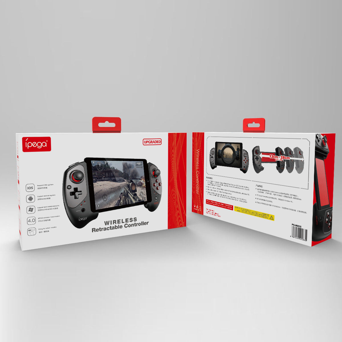 FlexPlay™ Telescopic Gamepad – Expandable Wireless Controller for Mobile Gaming