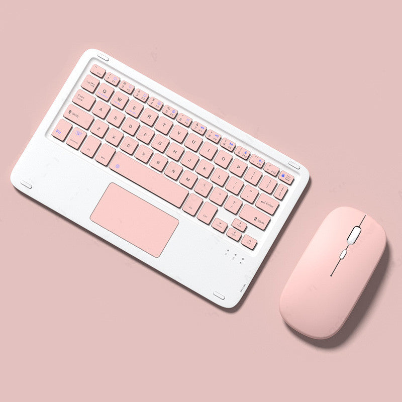 The SilentTouch™ – Mute Wireless Mouse & Touch Keyboard Combo