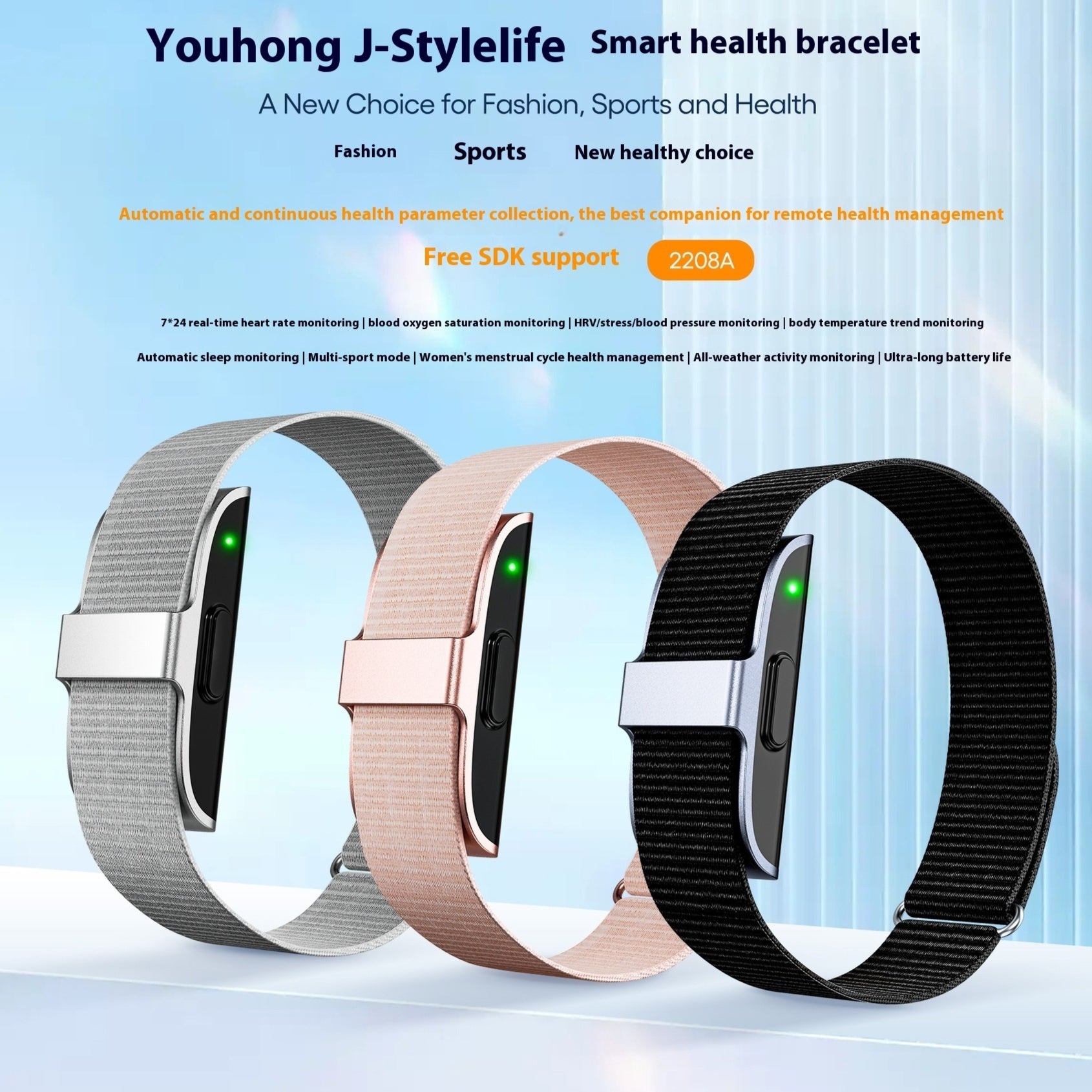 VitalSync™ Smart Watch & Sports Bracelet