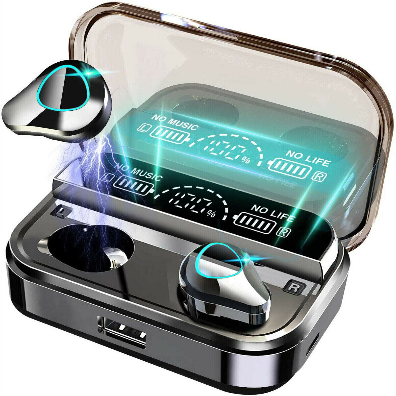 AquaPulse™ TWS Wireless Sports Earphones