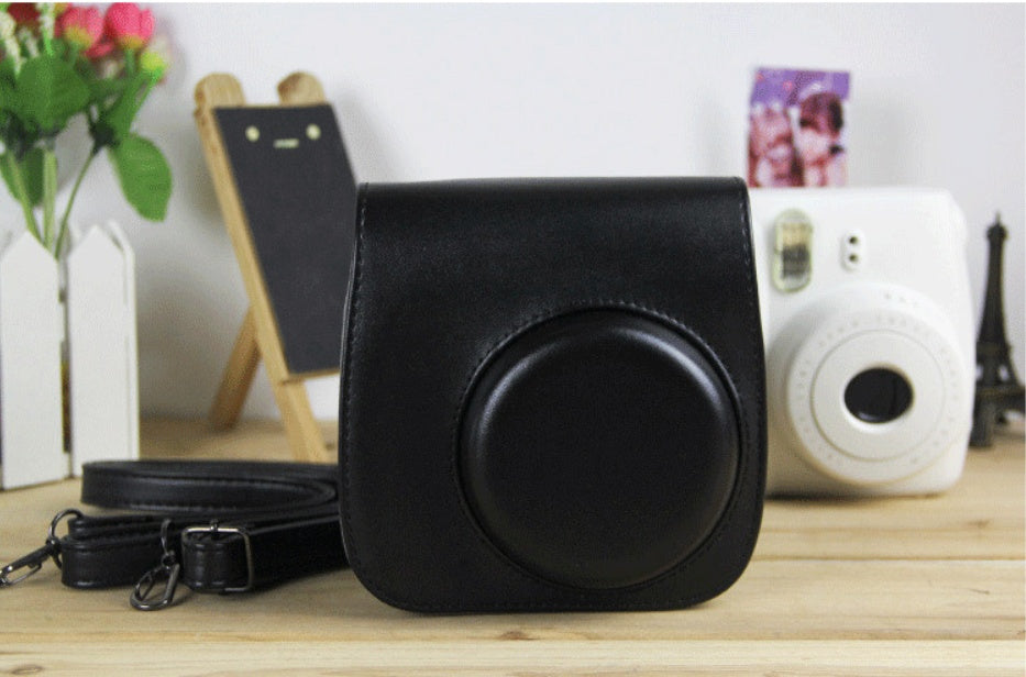 The LuxeGuard Mini Leather Camera Case