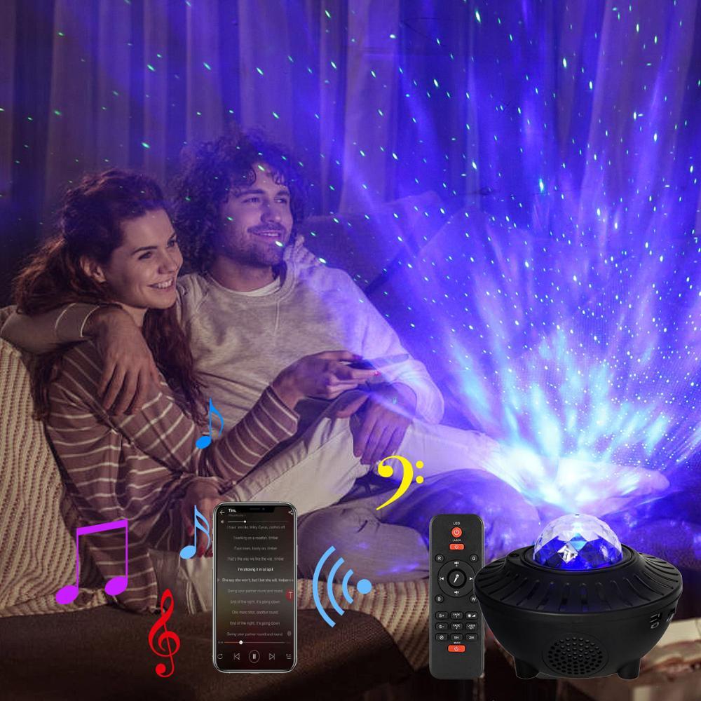 LumaBeat – LED Bluetooth Music Projector Light