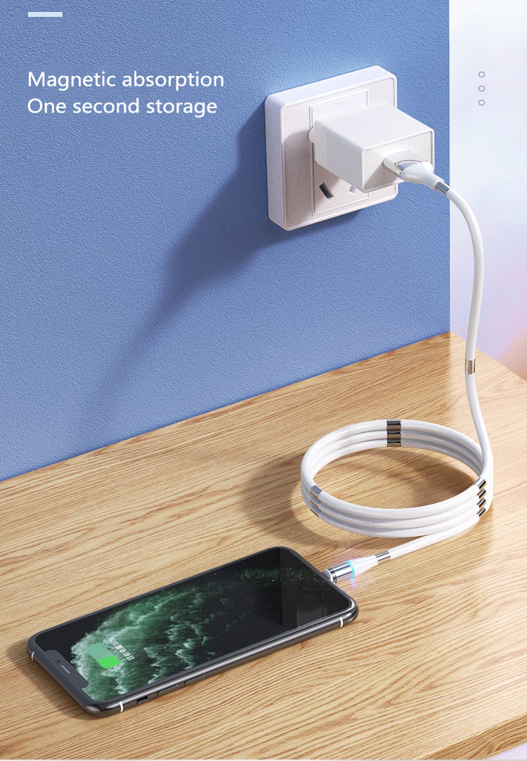MagnaCharge Pro – 3A Fast Charging Magnetic Data Cable for Apple Devices