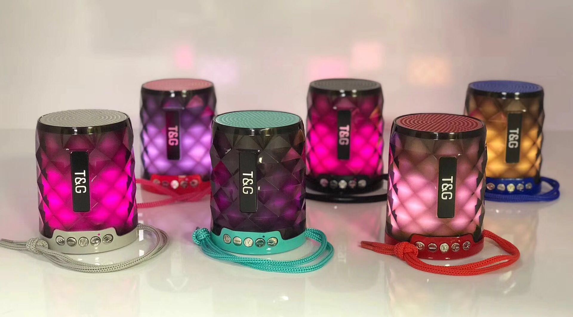 The VibePulse TG155 Colorful Wireless Bluetooth Speaker