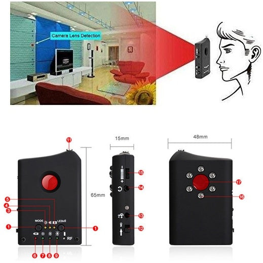 SpyGuard Anti-Spy Hidden Camera Signal Detector