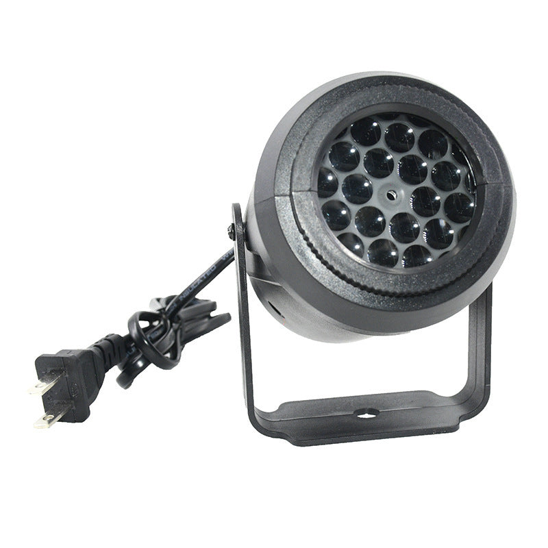 SnowGlow™ High-Brightness Christmas Snowflake Projector Lamp – Rotating Holiday Magic for Your Home