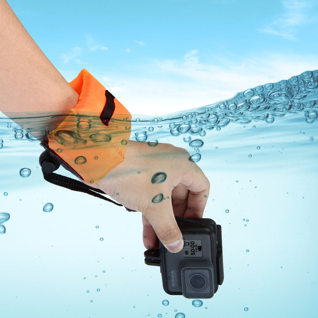 FloatPro™ Dive Belt: Camera Buoyancy & Floating Wrist Strap
