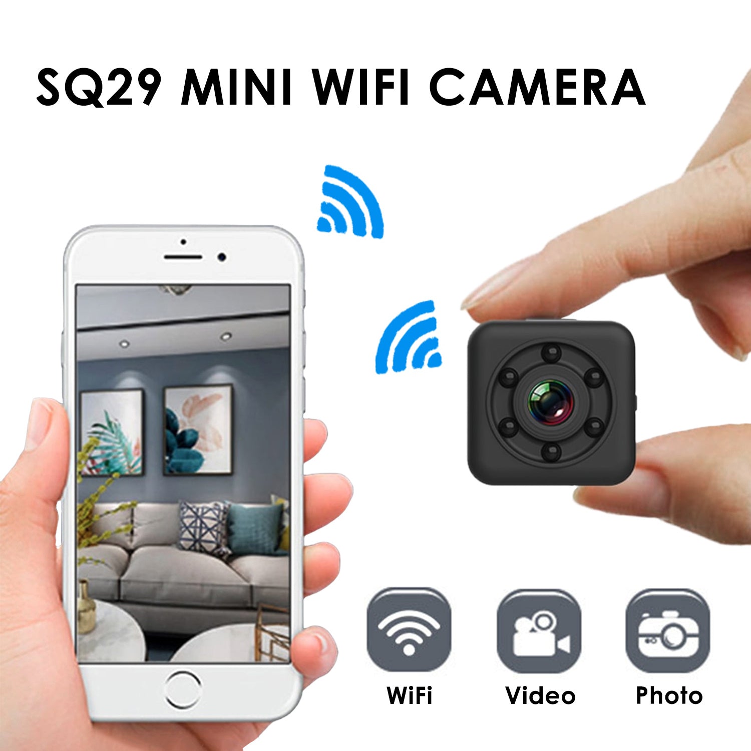 AquaVibe SQ29: Waterproof Sports Camera
