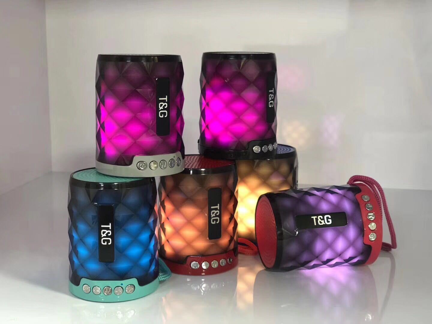 The VibePulse TG155 Colorful Wireless Bluetooth Speaker