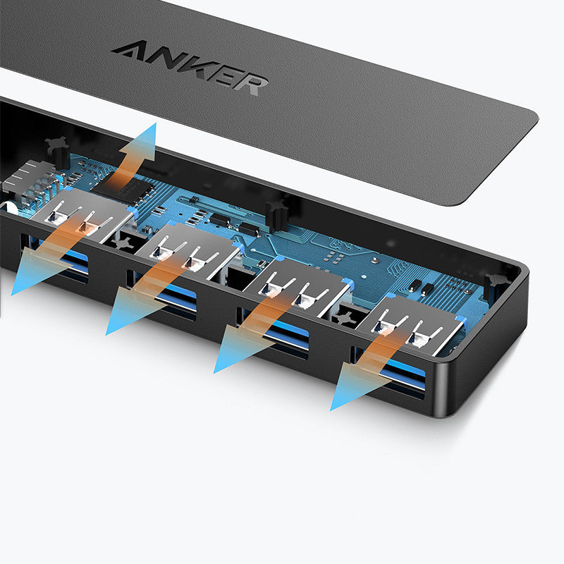 LuxHub Pro: The Ultimate 4-Port High-Speed Hub Converter