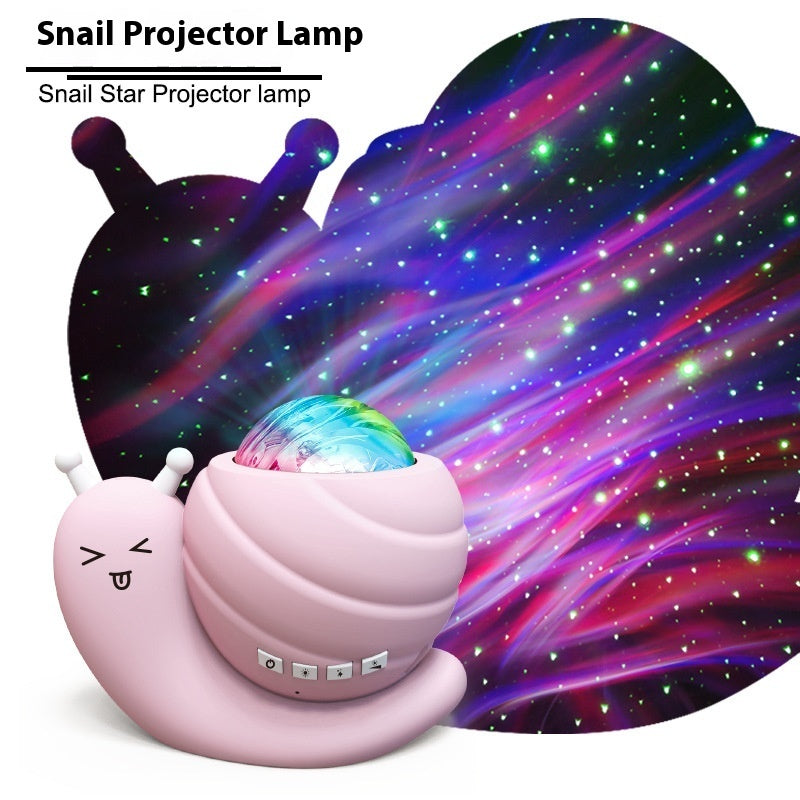 LumiShell™ Starry Snail Galaxy Projector