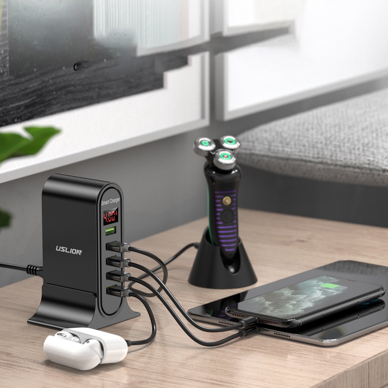 ChargeMaster Pro: Smart LED Digital Display Charger