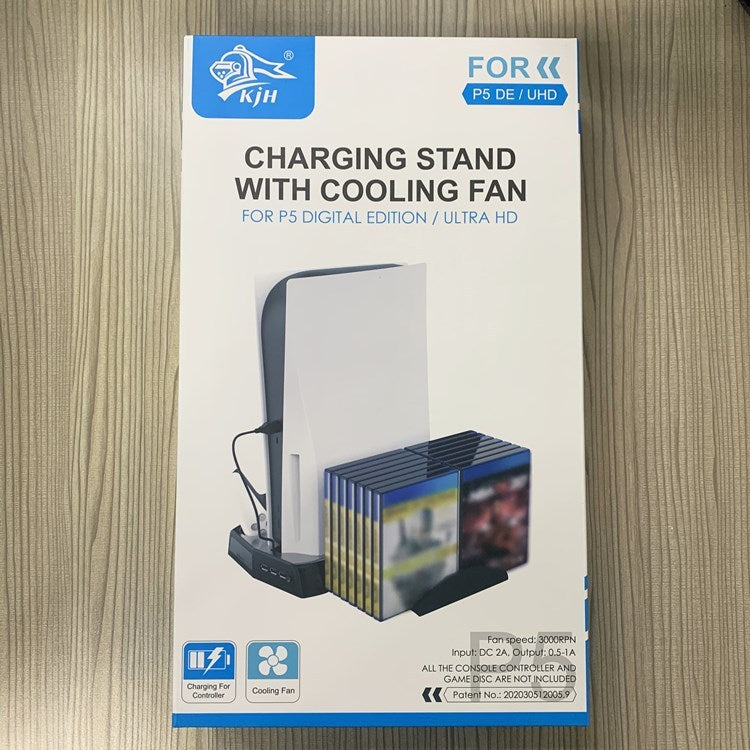 CoolCharge™ PS5 Multi-Function Fan Cooling & Charging Base