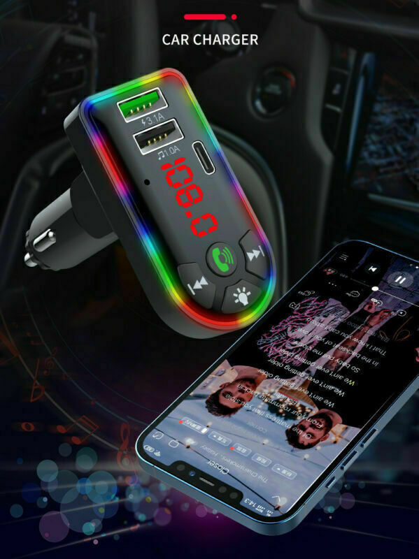 DrivePulse™ Bluetooth 5.0 FM Transmitter & Fast Charger