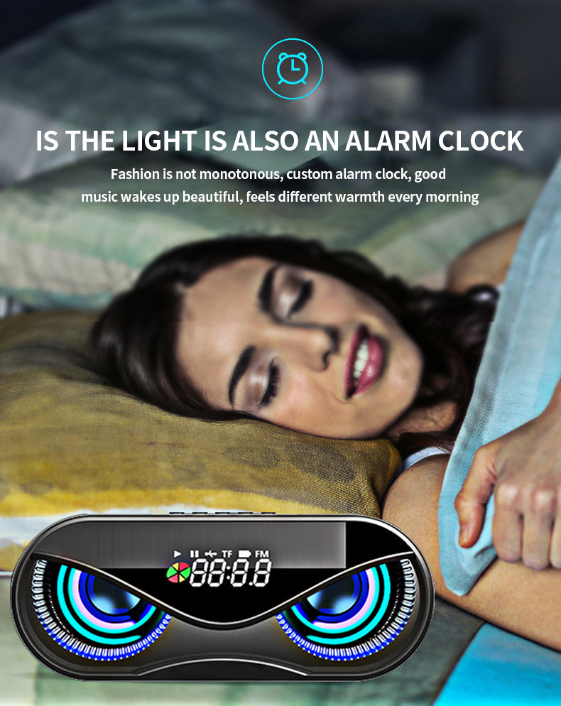 VibeBeam Colorful Bluetooth Speaker with Dual Speakers