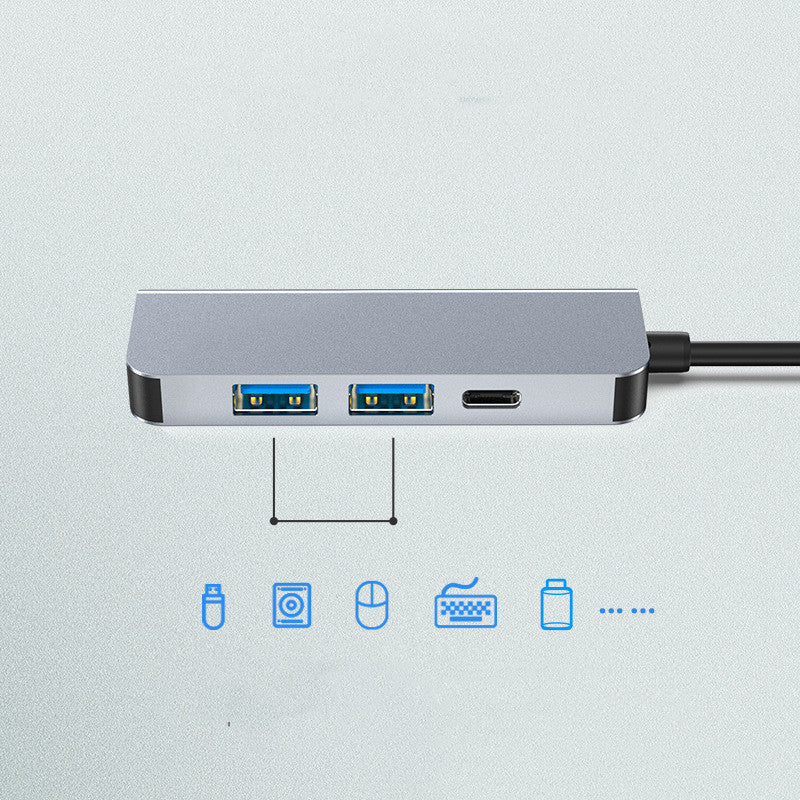 PowerDock Pro 4K – 4-in-1 USB-C Hub & Docking Station