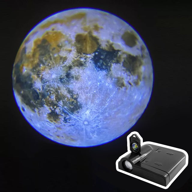 LunaGlow Aurora – Moon & Galaxy Projection Lamp