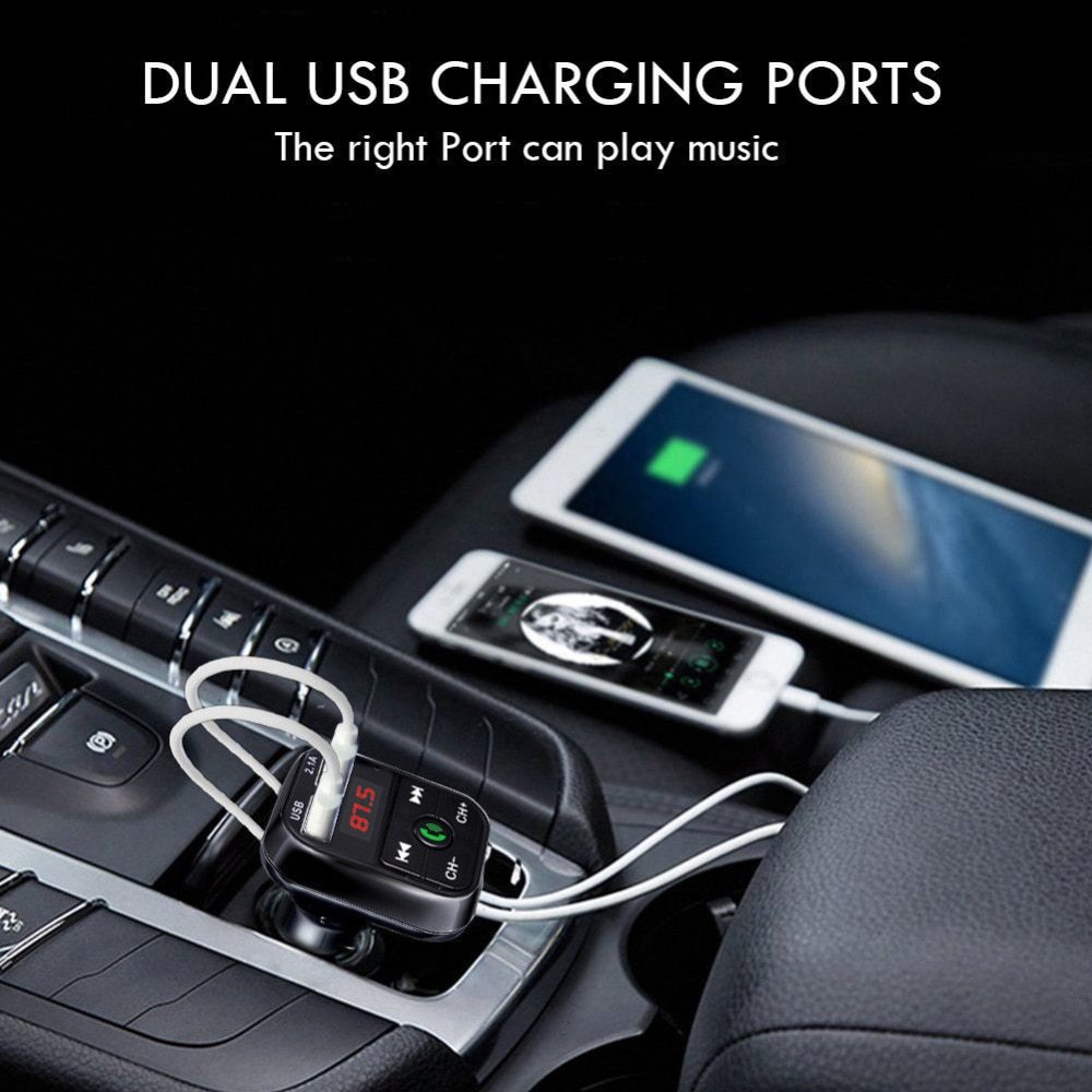 AutoTune FM Transmitter Car Charger Receiver – Wireless Audio & Fast Charging Solution