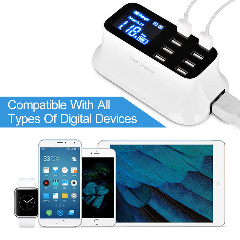 LuxeCharge 40W8 Digital Display Fast Charger
