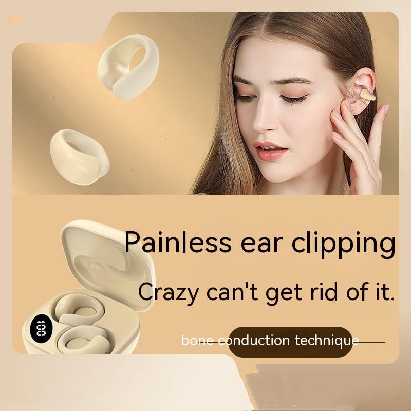 Ecliptix™ LED Digital Display Bluetooth Earclip Earphones – Smart, Stylish, and Superior Sound