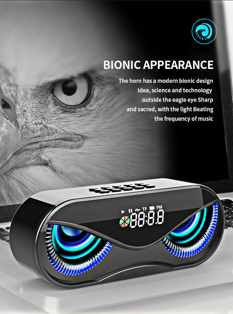 VibeBeam Colorful Bluetooth Speaker with Dual Speakers