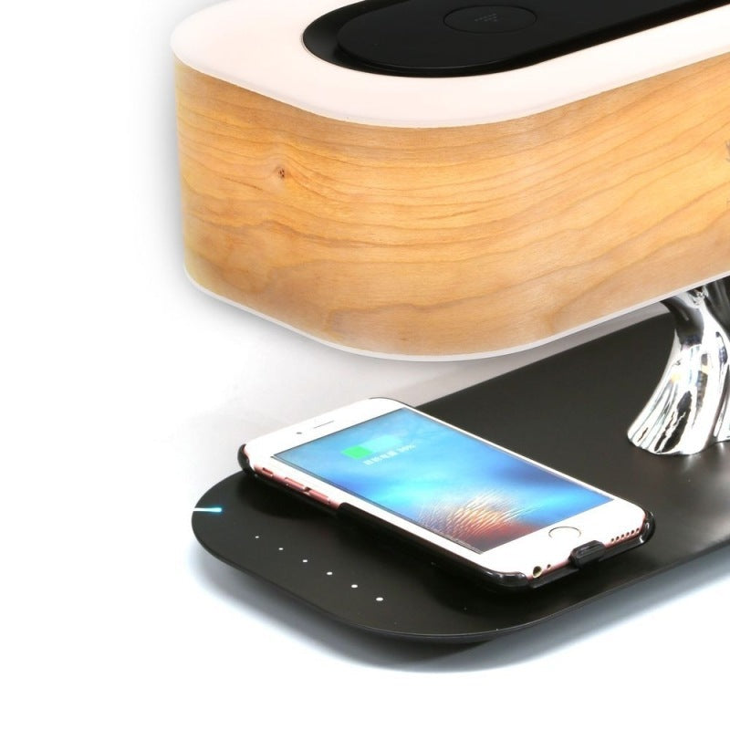 LuminaSync™ Creative Tree Light Table Lamp – The Ultimate Bluetooth Music Speaker & Wireless Charging Station