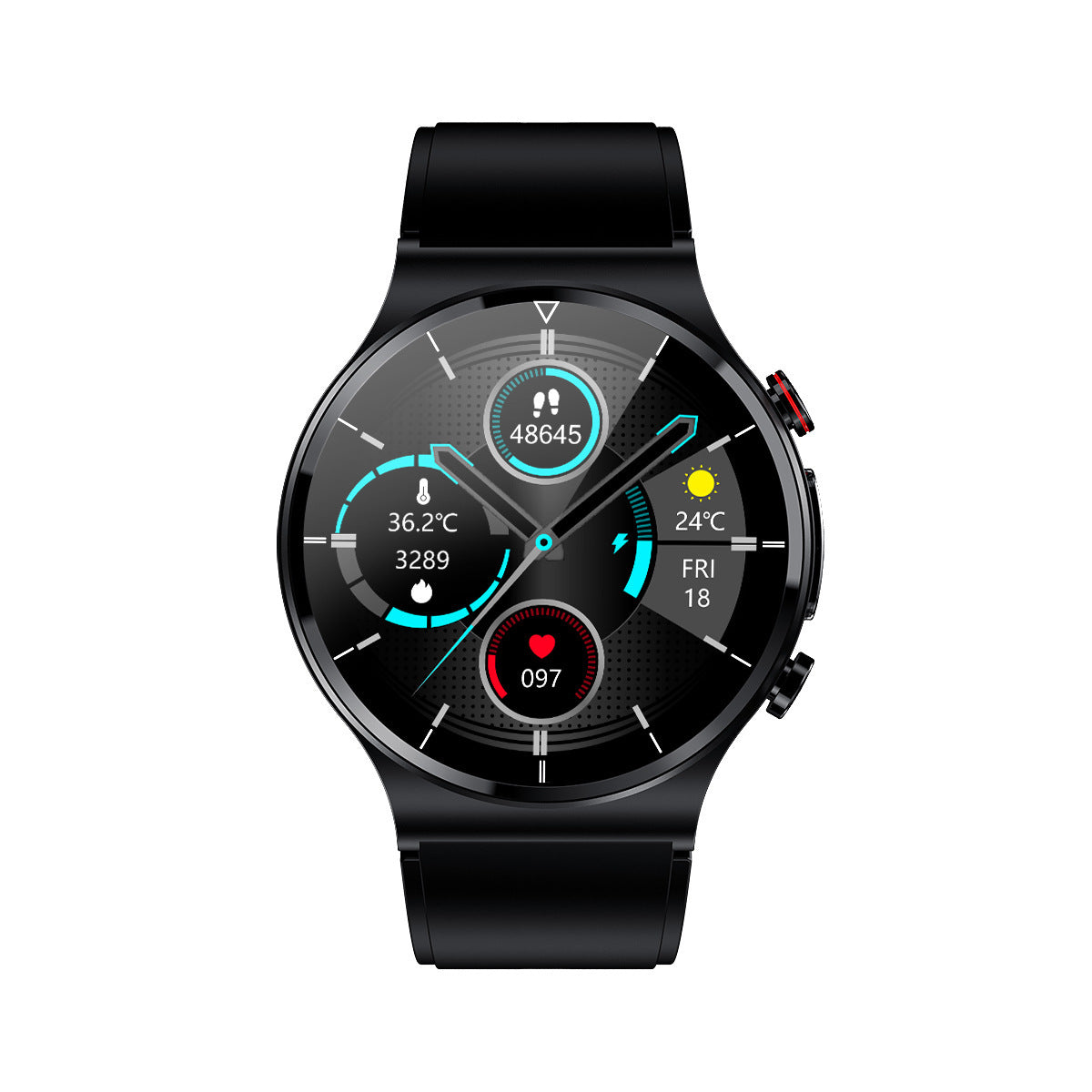 HealthSync Pro Smart Watch - Wireless Charging & ECG Monitoring