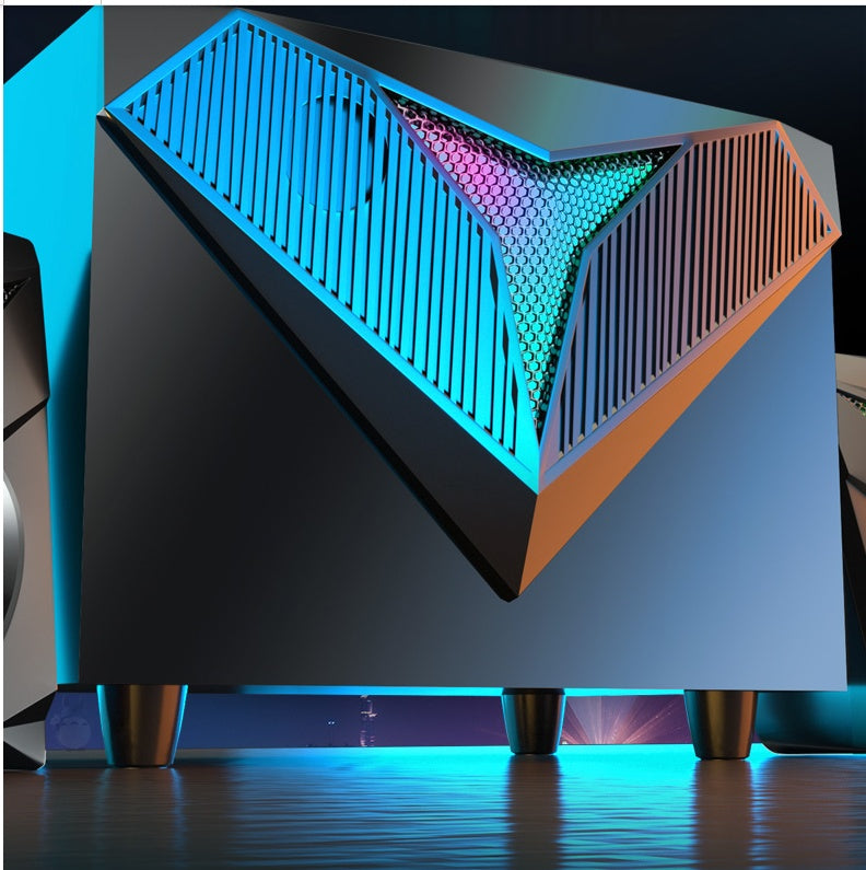 BassWave™ – Compact Computer Audio Subwoofer & Home Speaker System