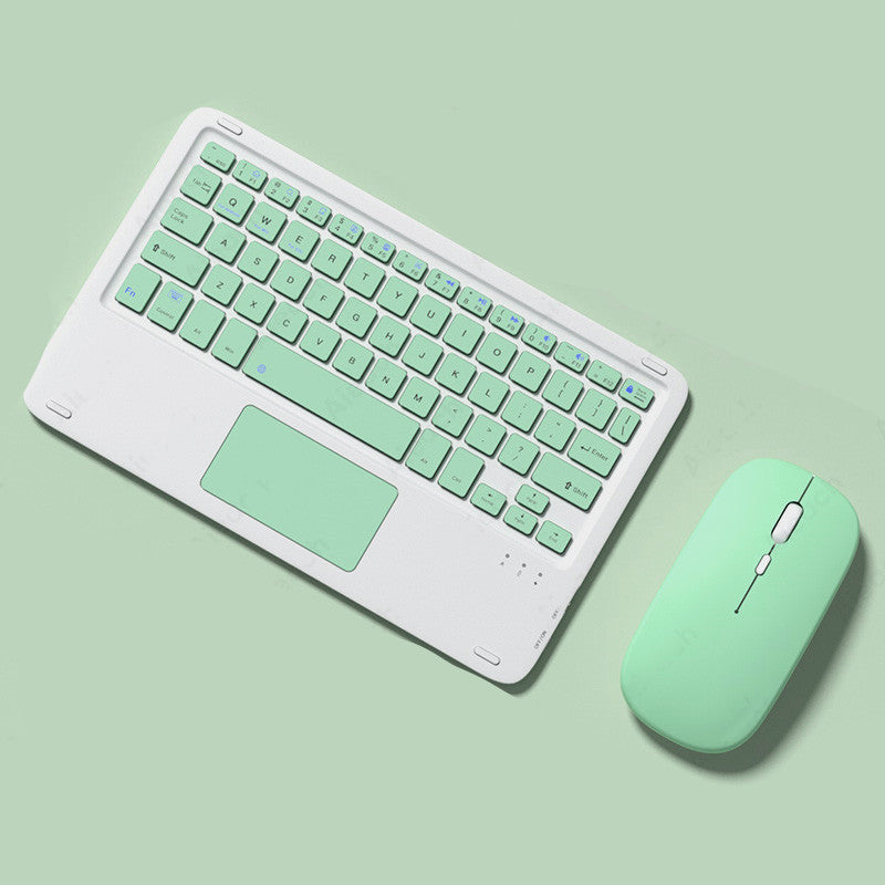 The SilentTouch™ – Mute Wireless Mouse & Touch Keyboard Combo