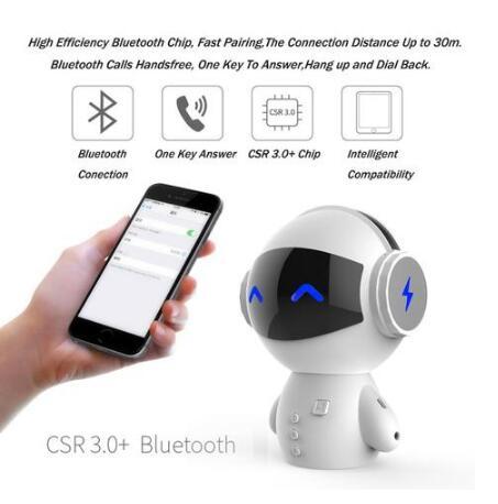 Fruitron™ Mini Robot Bluetooth Speaker