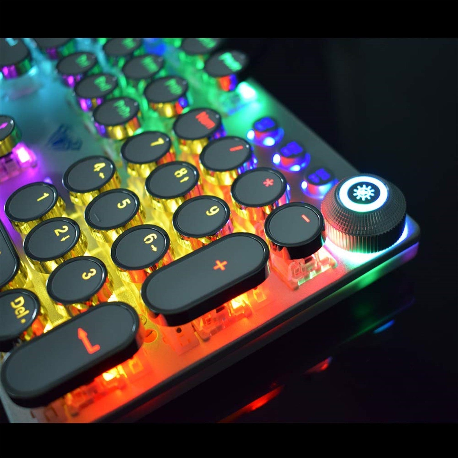 CyberPunk Green Axis Wired Gaming Keyboard